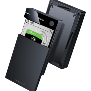 Внешний корпус для жесткого диска UGREEN US222 (50422) USB 3.0 B to 3.5''/2.5" SATA Hard Drive Box EU. Цвет: черный