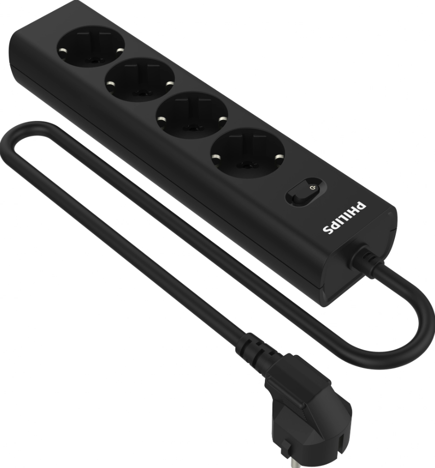 Сетевой фильтр Philips CHP2145BC/51 5м черный