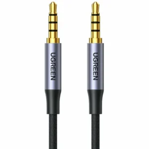 Кабель UGREEN AV183 (20782) 3.5mm Male to Male 4-Pole Microphone Audio Cable. Длина: 2м. Цвет: черный