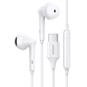 Наушники UGREEN EP101 (60700) Wired Earphones with Type-C Connector - White