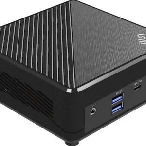 Неттоп MSI Cubi N ADL-018RU N200 (1) 4Gb SSD128Gb UHDG Windows 11 Pro 2xGbitEth WiFi BT 65W черный (9S6-B0A911-211)