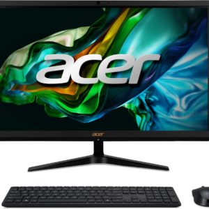 Моноблок Acer Aspire C24-1800 23.8" Full HD i3 1315U (1.2) 8Gb SSD512Gb UHDG CR Windows 11 Home GbitEth WiFi BT 65W клавиатура мышь Cam черный 1920x1080