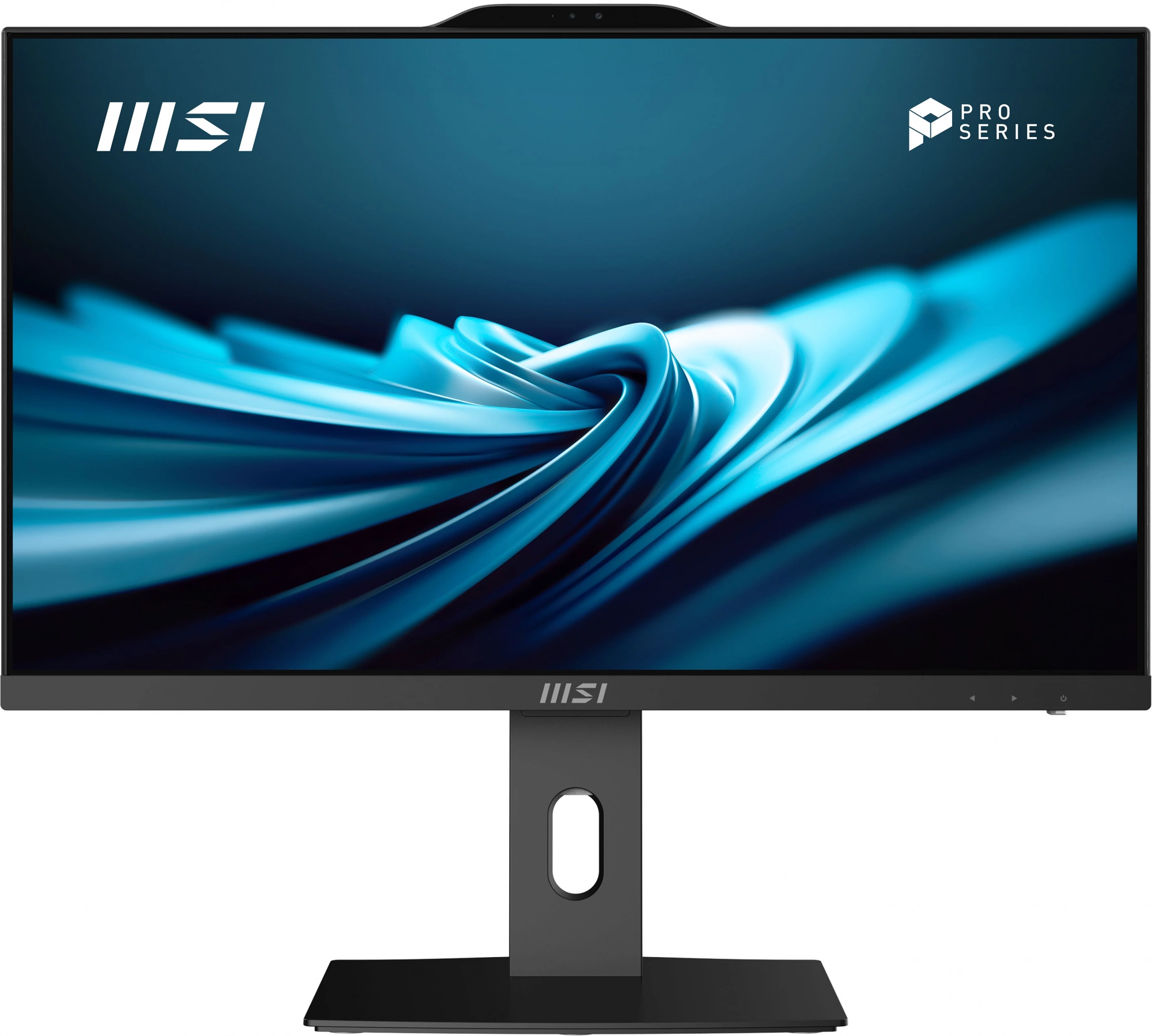 Моноблок MSI Pro AP242P 14M-662XRU 23.8" Full HD i3 14100 (3.5) 16Gb SSD512Gb UHDG 730 без ОС GbitEth WiFi BT 120W клавиатура мышь Cam черный 1920x1080