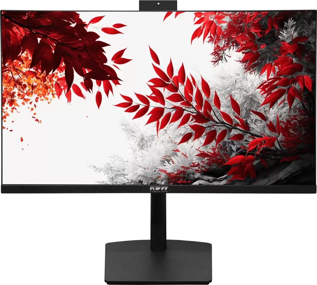 Монитор RDW Computers 27" RDW2702K черный IPS 1ms 16:9 HDMI M/M Cam матовая HAS Piv 1000:1 350cd 178гр/178гр 2560x1440 100Hz DP QHD 1.7кг (RUS)