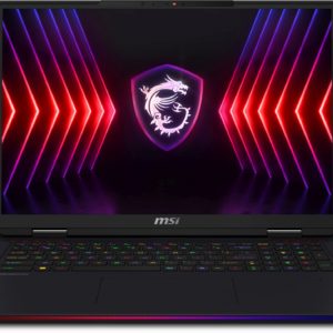 Ноутбук MSI Raider A18 HX A9WJG-216RU Ryzen 9 9955HX3D 64Gb SSD2Tb NVIDIA GeForce RTX 5090 24Gb 18" IPS UHD+ (3840x2400) Windows 11 Home black WiFi BT Cam (9S7-182L72-216)