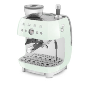Кофемашина-эспрессо с кофемолкой Smeg EGF03PGEU, зелёный