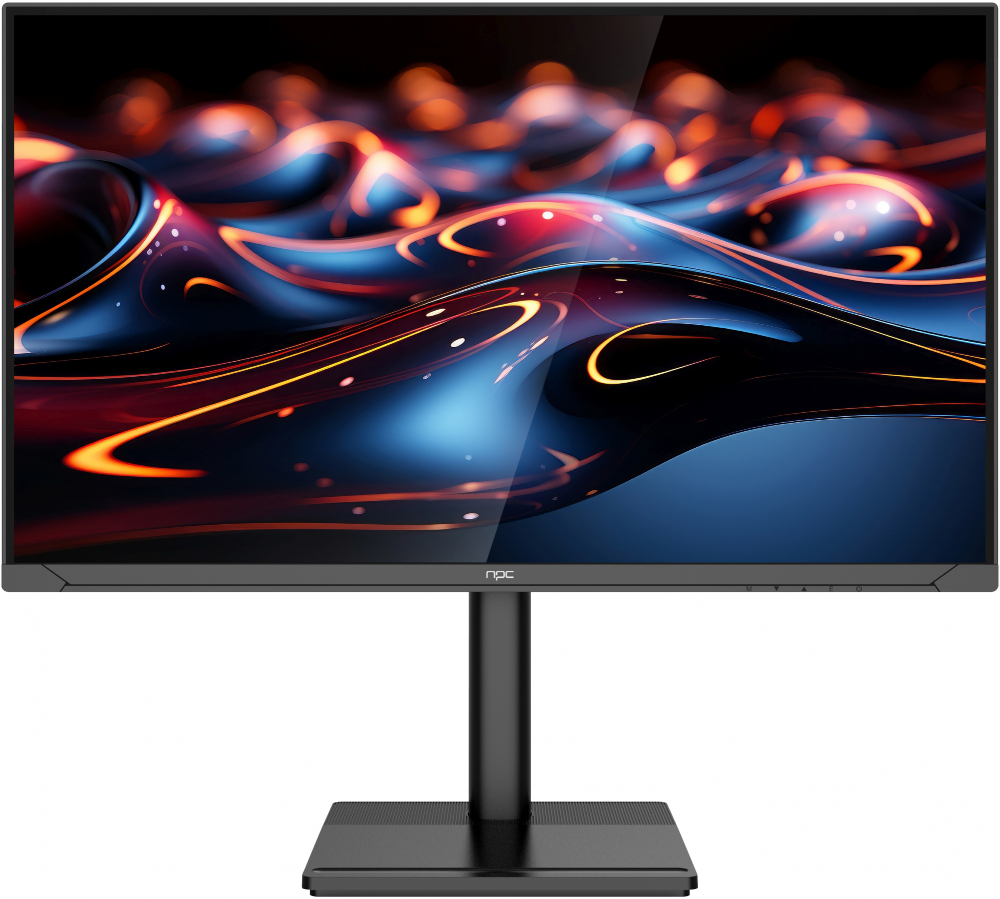 Монитор NPC 27" MU2707-K черный IPS LED 5ms 16:9 HDMI M/M матовая HAS Piv 1000:1 250cd 178гр/178гр 3840x2160 60Hz G-Sync FreeSync DP 4K USB 6.1кг