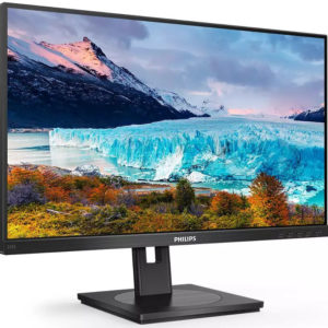 Монитор Philips 23.8" 242S1AE (00/01) черный IPS LED 16:9 DVI HDMI M/M матовая HAS Piv 1000:1 300cd 178гр/178гр 1920x1080 75Hz VGA DP FHD 4.83кг