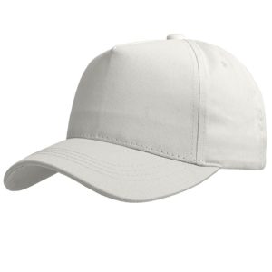 Бейсболка с нанесением (жесткий козырек, 4 обшивных люверса, 5 клиньев без лобового шва, застёжка-липучка, 100% хлопок)