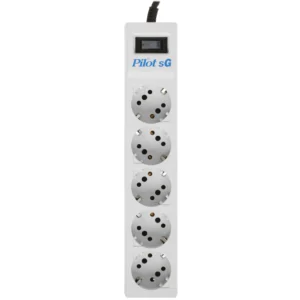 Сетевой фильтр Pilot SG 1.8м (5 розеток) белый (коробка)