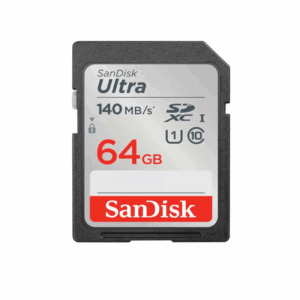 Карта памяти SanDisk Ultra UHS I 64GB SD Card 140MB/s. Цвет: черный