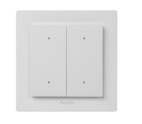 AQARA Настенный выключатель H2 (4 кнопки, 2 канал), модель WS-K08D