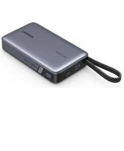 UGREEN PB550 (55996B) 67W Power Bank 20000 mAh USB-C&USB-A&USB-C Cable Built-in Cable - Space Gray