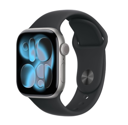 Умные часы Apple Watch Series 11, 46 mm, Space Grey Aluminium Black Sport Band S/M