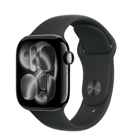 Умные часы Apple Watch Series 11, 42 mm, Jet Black Aluminum Black Sport Band S/M