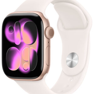 Умные часы Apple Watch Series 11, 42 mm, Rose Gold Aluminum Light Blush Sport Band S/M